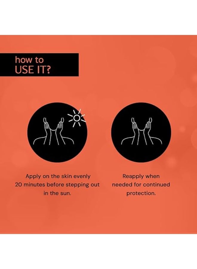 Deconstruct Dry Brightening Fluid Sunscreen SPF 50+ with Niacinamide | Lightweight, Hydrating & Dewy | UVA/UVB Protection | 8-Hour Wear, Water-Resistant, No White Cast | 50g | Pack of 2 - Image 3