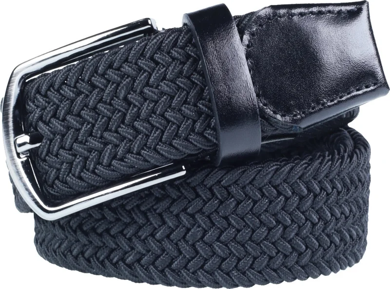 Deribond Woven Braided Men's Belt with Elastic, Stretch Features