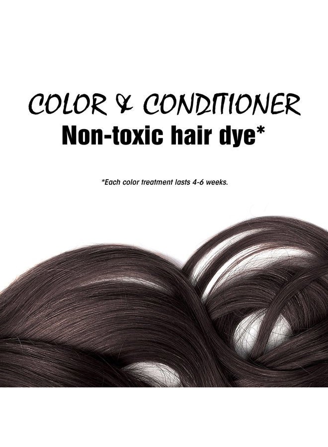 Light Mountain Natural Hair Color & Conditioner, Black, 4 oz (113 g) (Pack of 3) - Image 3