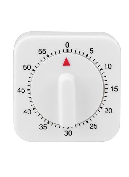 Eis Eis Stopwatch 60 Minutes Mechanical Timer Kitchen Timer Alarm Countdown Manual Stand Small Loud Clock Gadgets for Baking Reminder Cooking Tools  - Image 1