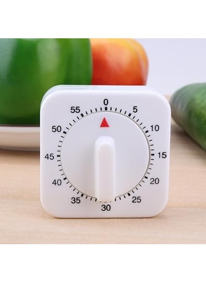 Eis Eis Stopwatch 60 Minutes Mechanical Timer Kitchen Timer Alarm Countdown Manual Stand Small Loud Clock Gadgets for Baking Reminder Cooking Tools  - Image 3