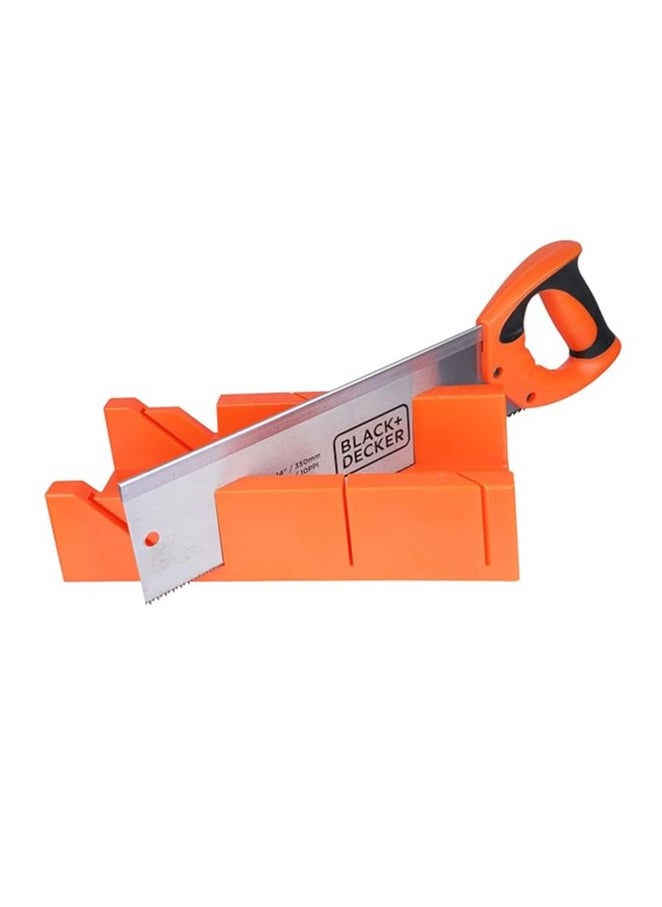 BLACK+DECKER BDHT20346 Steel Mitre Box with Saw