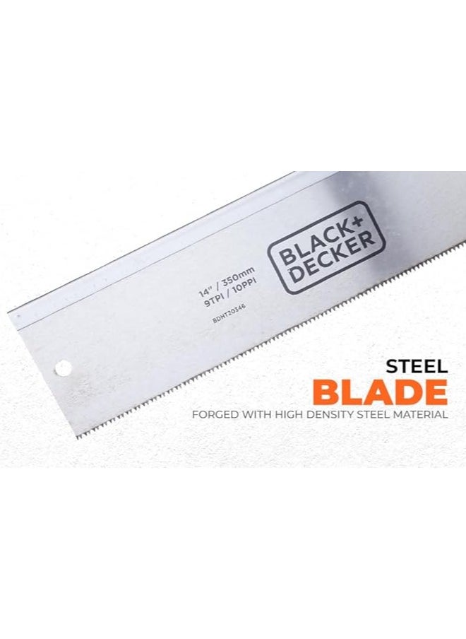 BLACK+DECKER BDHT20346 Steel Mitre Box with Saw