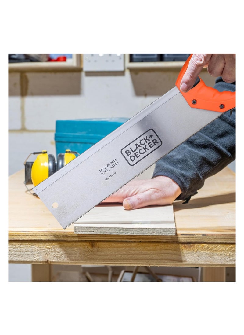 BLACK+DECKER BDHT20346 Steel Mitre Box with Saw