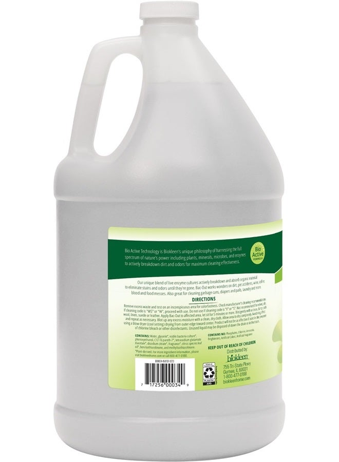 Biokleen Bac-Out Enzyme Stain & Odor Remover - 128 Ounces - Destroys Stains & Odors Safely, for Pet Stains, Laundry, Diapers, Wine, Carpets, & More, Eco-Friendly, Non-Toxic - Image 2