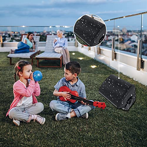 STUDIOFINIX 5.25 Inches 600 Watts Indoor Outdoor Bluetooth Speakers All Weather Wired Wall Mount System for Patio Deck (4 Speakers) - Image 3