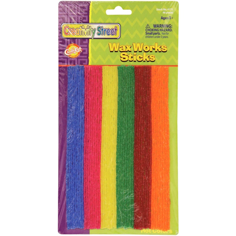 Chenille Kraft Wax Works Wax Works Hot Colors Sticks Assortment - Image 5