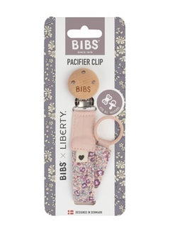 BIBS Liberty Pacifier Clip, Eloise Blush  - Image 2