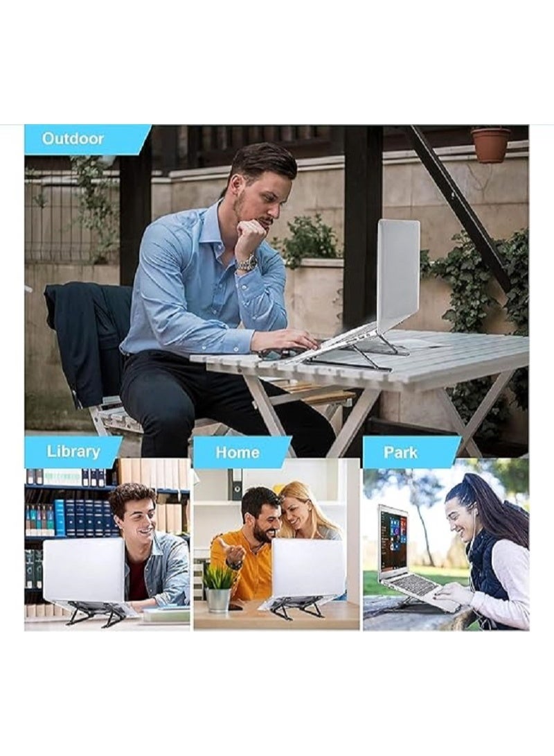 Lightweight Laptop Tablet Stand - Ideal for Use on Laptop Table for Travel and in Car, Easy to Carry and Store Anywhere (Multi-Color) - Image 4