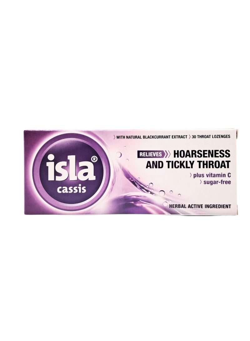 Isla Cassis Lozenges 30'S