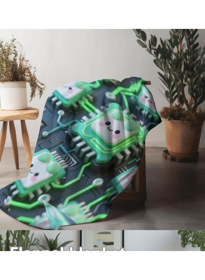 general Flannel thin blanket (warm and comfortable, suitable for sleep, gaming, dust removal and sandproof) 150cm*200cm - 246 - Image 3