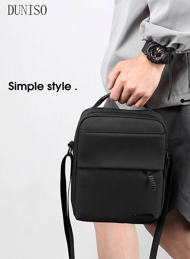 DUNISO Waterproof Sling Bag Crossbody Bag for Men Sling Backpack Hiking Bag Multipurpose Cross Body Chest Bag with Large Capacity for Travelling Shopping - Image 2