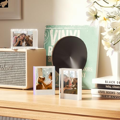 WINKINE Polaroid Picture Frame, Instax Film Frames, 2x3 Mini picture frames, Polaroid Frame for Photos, Wallet Size Picture Holder for Fujifilm Instax Mini Film - Image 2