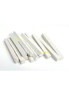 Yashvin Yashvin White Natural Earthy Slate Bar Natural Limestone Slate Chalk Pencil Pack of 100 PCS Saleti Chalk RT74 