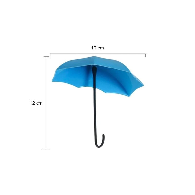 Suzec Colorful Umbrella Key Holder Key HangerWall Key RackWall Key HolderKey Organizer for Keys Jewelry and Other Small Items - Image 5