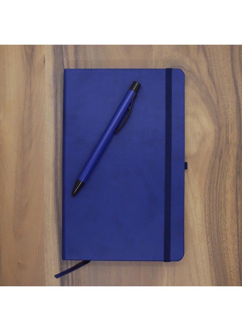 Ada Lazer Personalized Soft Leather Undated Agenda and Pen Set  - Image 3