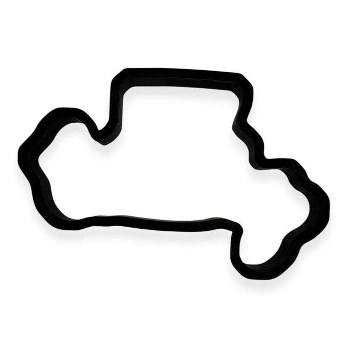 HAPPY BIRTHDAY WORD OUTLINE COOKIE CUTTER 5 INCH