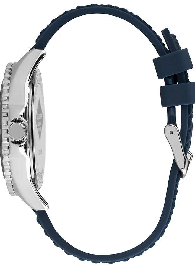 Lee Cooper Men Analog Tonneau Silicone Wrist Watch LC07361.599