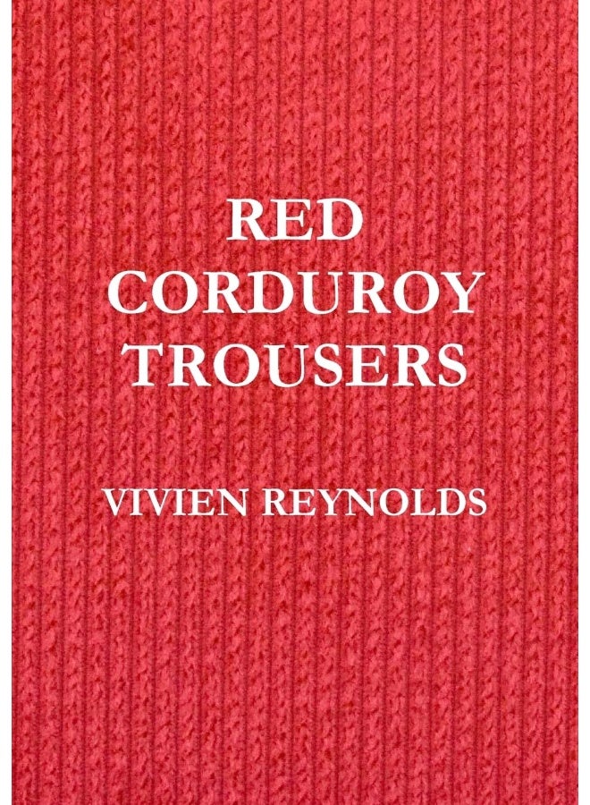 Red Corduroy Trousers - Image 1