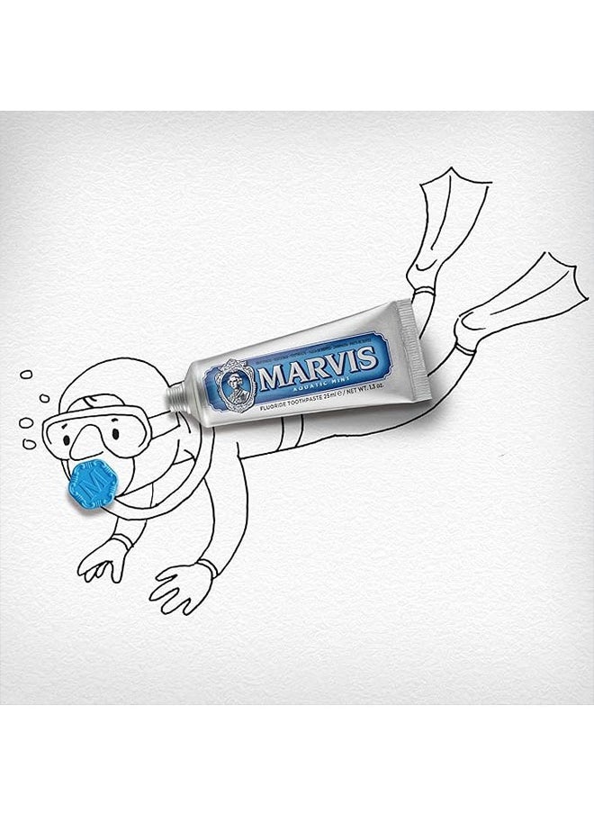 Aquatic Mint Toothpaste 85ml, Sensational Flavoured Toothpaste Helps Remove Plaque with Long Lasting Freshness