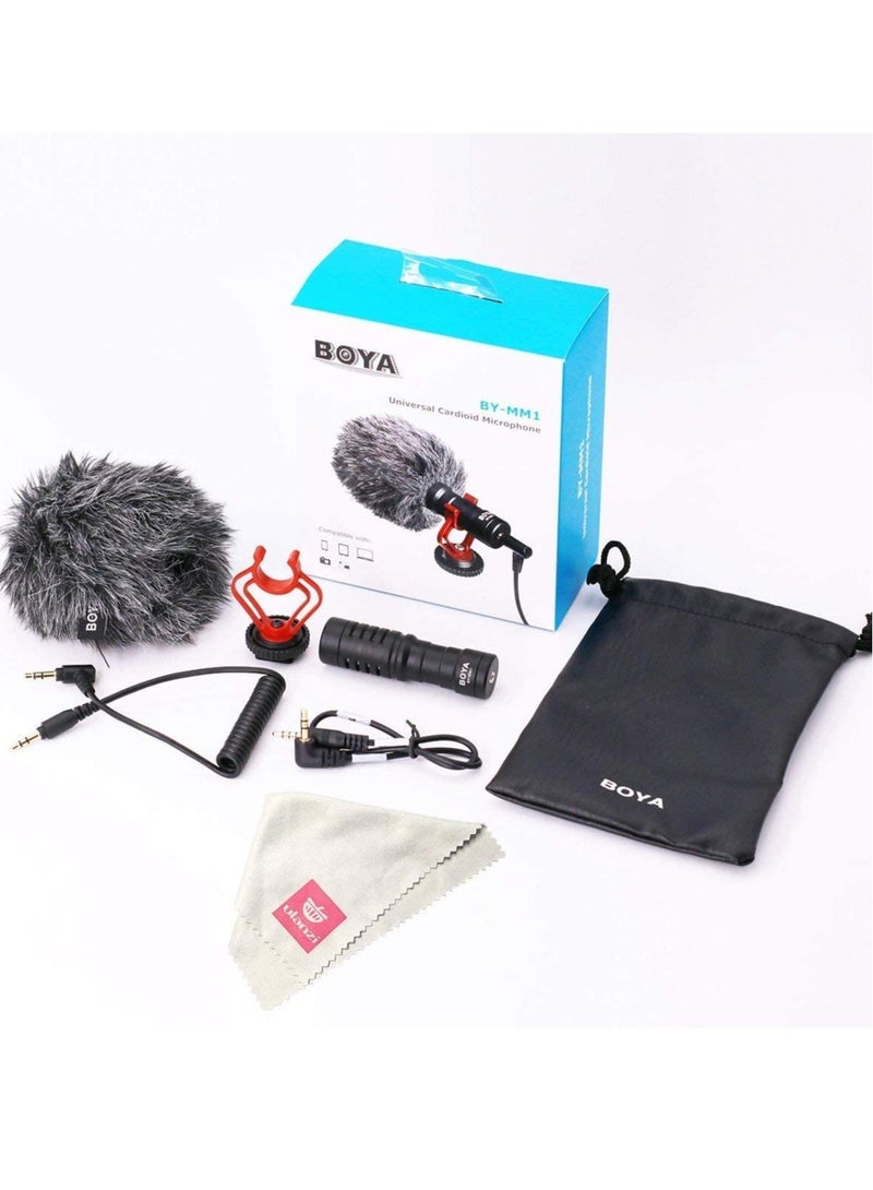 ELTRAZONE Shotgun Video Microphone, Universal Compact On-Camera Mini Recording Mic, Directional Condenser for DSLR, Camcorder, iPhone, Android Smartphones, Mac, Tablet - Image 3