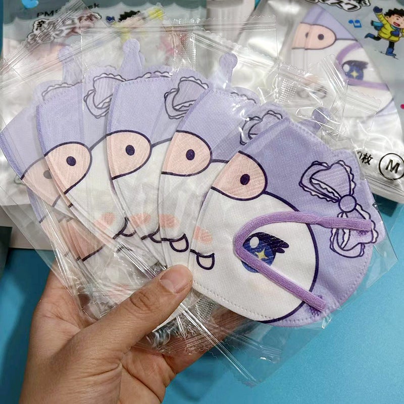 Children'S Cartoon Coolomi Mask 3D Three-Dimensional Mask Coolomi Special-Shaped Mask Disposable Protective Mask - Image 4