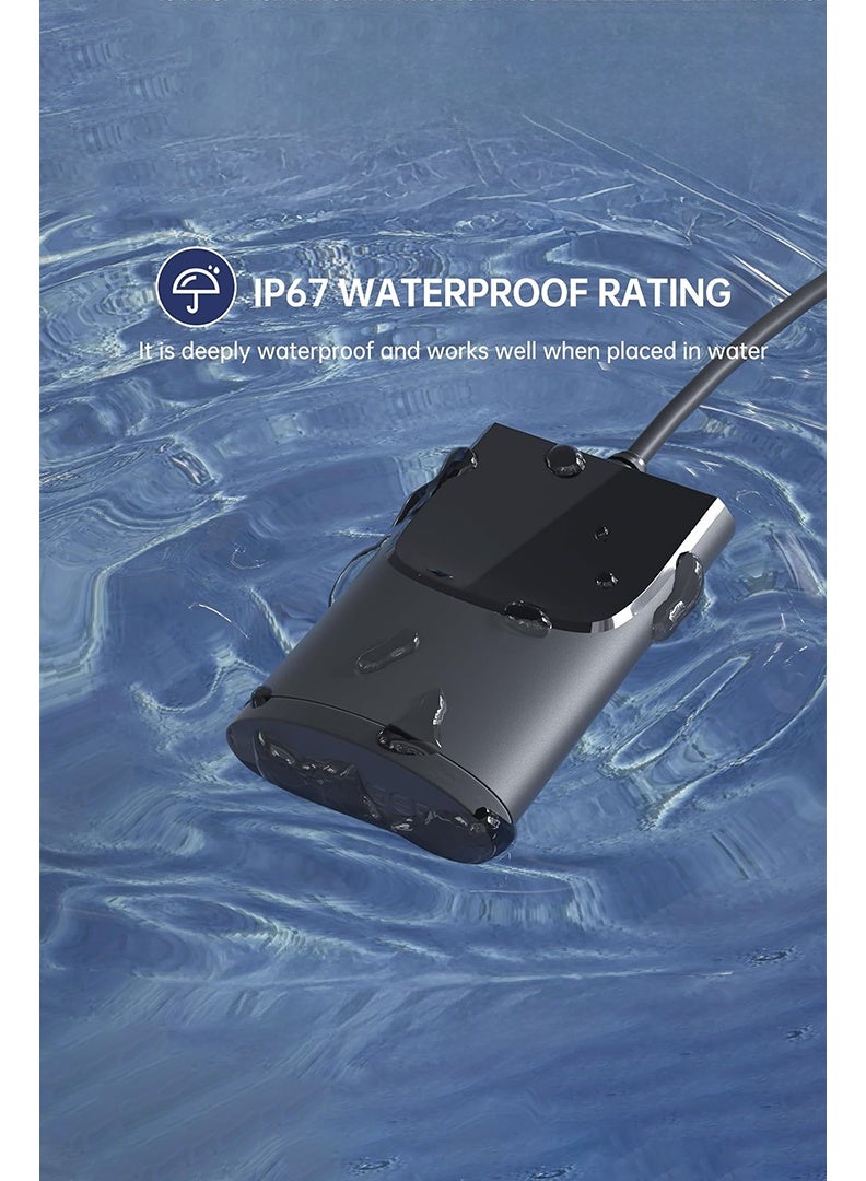 Motorcycle USB Charger with QC 3.0 & Type-C Port, IP67 Waterproof, DC 12-24V SAE to USB Adapter,Motorcycle Accessories for Phone, iPad, GPS, etc Navigation - Image 5