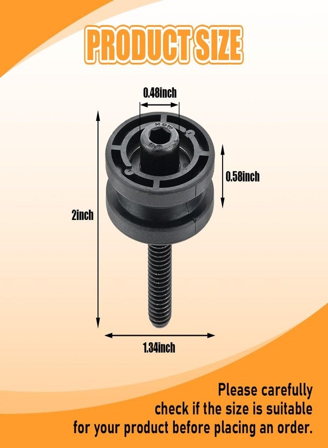 Yetaha 6PCS 305784005 305784001 Tile Saw Roller Assembly Compatible with Ryobi DT180EVO, Table Saw Replacement Parts for Ridgid 7" Tile Saw Roller R4030 R4030S R4031 R40311 - Image 4