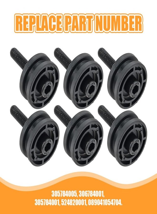 Yetaha 6PCS 305784005 305784001 Tile Saw Roller Assembly Compatible with Ryobi DT180EVO, Table Saw Replacement Parts for Ridgid 7" Tile Saw Roller R4030 R4030S R4031 R40311 - Image 2