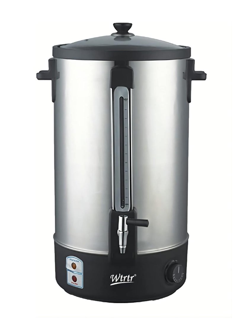 Wtrtr Electric Water Boiler,25L Commercial Insulation Bucket Electric Hot Water Barrel Stainless Steel Double-Layer Insulation Barrel Milk Tea Barrel Large Capacity (25L Double-Layer) - Image 1
