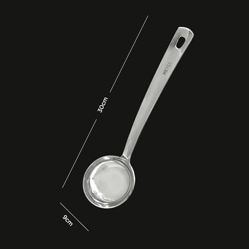 Meyer Stainless Steel Kitchen Tools Set 3 Pieces - Slotted Turne 33cm, Serving Spoon 32cm, Ladle, 30cm | Kitchen Utensils Set | Kitchen Accessories Items, Silver - Image 2