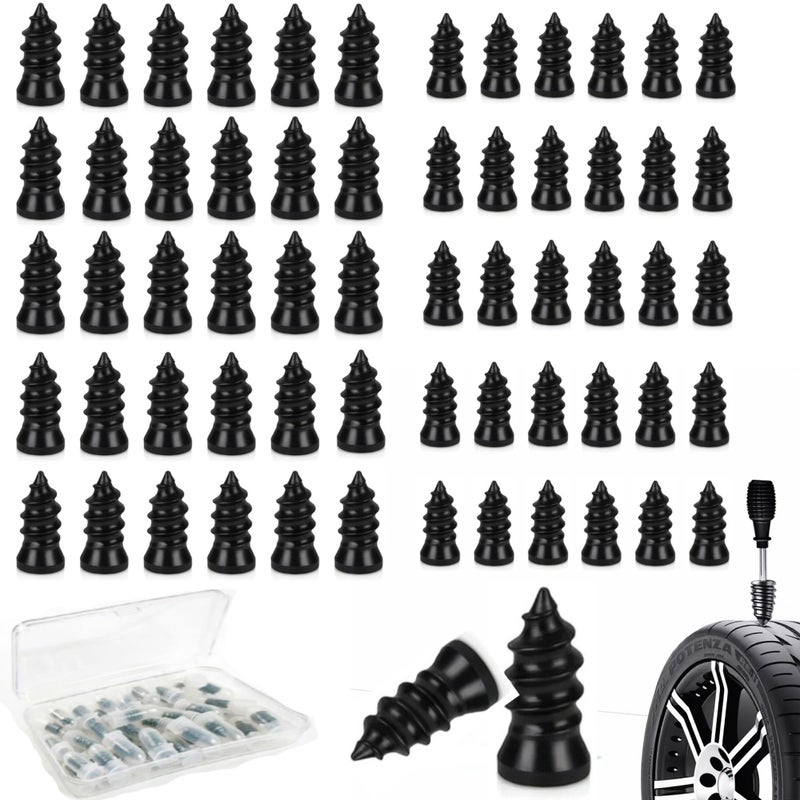 PINKJOY 60 Pcs Tire Repair Nails SelfTapping Screw Rubber Screw Tool SelfService Tire Repair NAI for Car Motorcycle Truck - Image 3