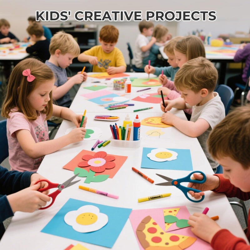 3 otters 235Sheets 8.27" x 11.7" Construction Paper Assorted Colors, 12 Colored Cardstock Printer Paper, for Printing, DIY Crafts, Party Decorations, Teacher Kids Classroom Must Have, 40 lb/150 GSM - Image 4