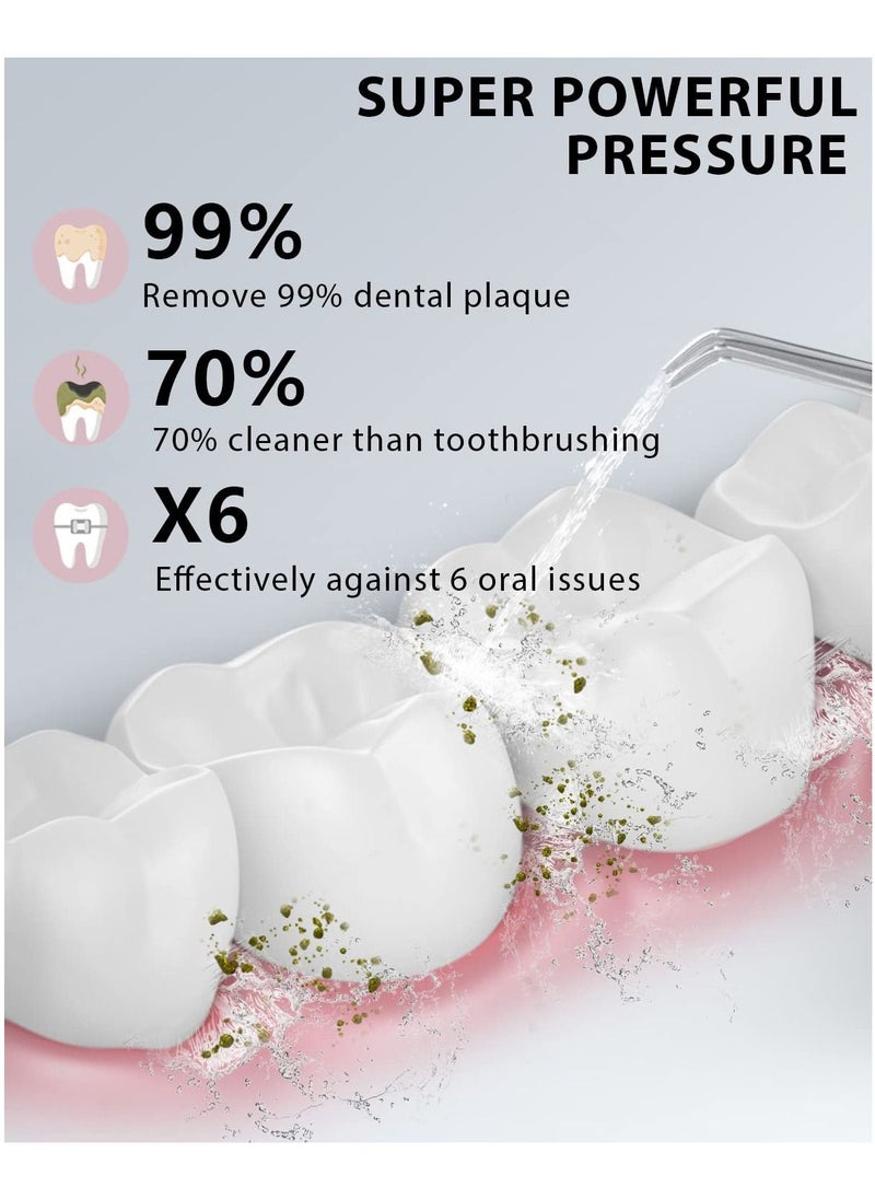 Fairywill - Portable Oral Irrigator USB Rechargeable Dental Water Flosser Jet Irrigator Dental Teeth Cleaner 3 Modes 300ML - Image 1