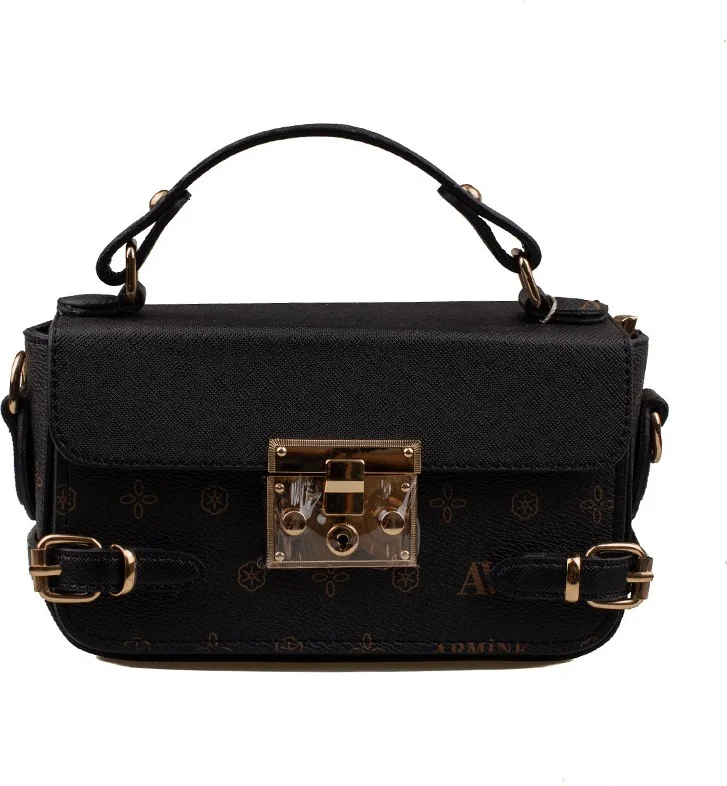 ARMINE Black Printed Women's Classic Handbag