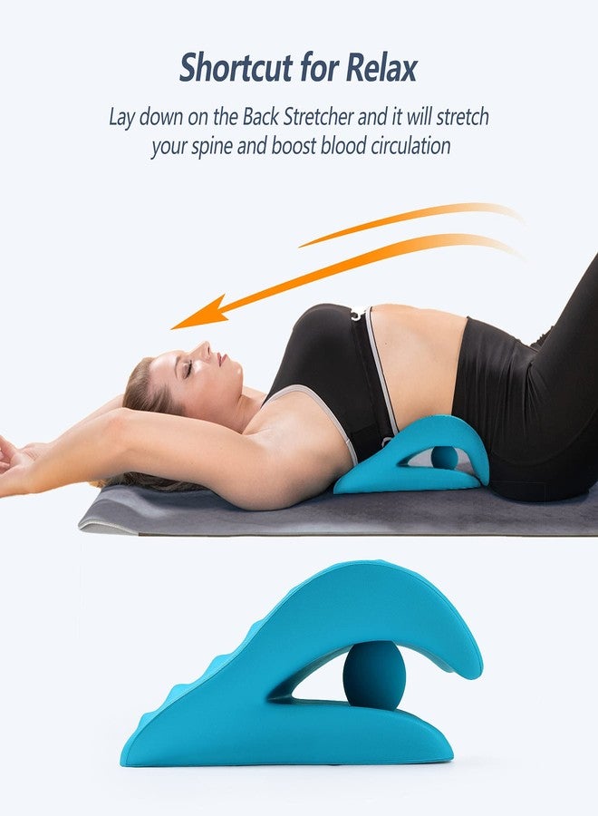 RESTCLOUD Back Stretcher for Back Pain Relief, Back Stretching Cushion, Chronic Lumbar Support Pillow Helps with Spinal Stenosis, Herniated Disc and Sciatica Nerve Pain Relief Lumbar Stretcher - Image 4