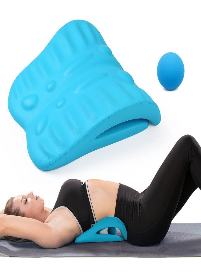 RESTCLOUD Back Stretcher for Back Pain Relief, Back Stretching Cushion, Chronic Lumbar Support Pillow Helps with Spinal Stenosis, Herniated Disc and Sciatica Nerve Pain Relief Lumbar Stretcher - Image 1