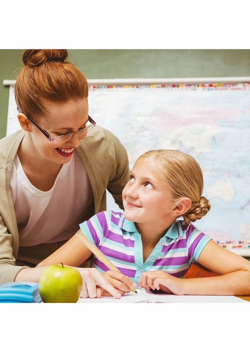 Y&D Writing Pens with Black Ink, 10 Pieces Wood Baseball Drumstick Natural Color Students Reward Bat for Friend Kids Favor Craft - Image 4