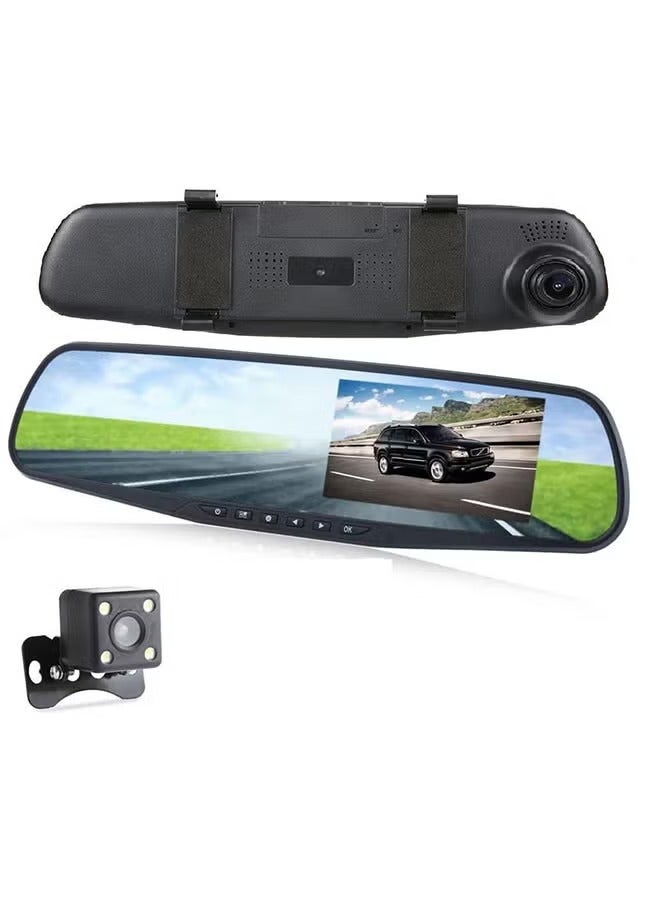 ORLENIC 1080P Dash Cam Rearview Mirror with DVR Video Recorder – Full HD Car Camera, Wide Angle View, Night Vision, Loop Recording, G-Sensor, Parking Monitor - Image 5