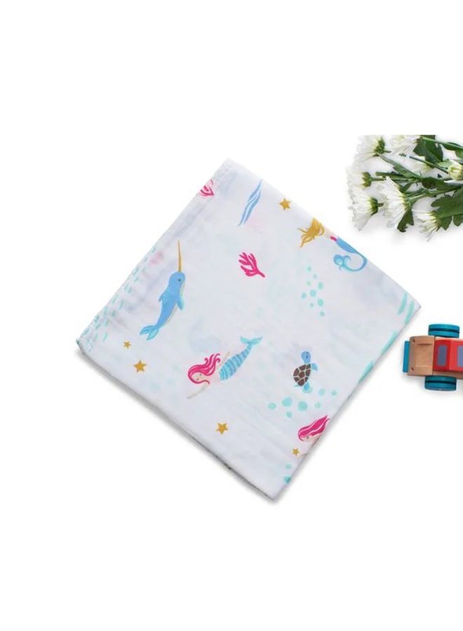 أنفي بيبي Anvi Baby Organic Bamboo Muslin Swaddle Wrap- Set of 2 -Enchanted Earth
