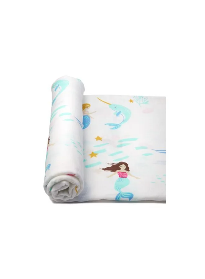 أنفي بيبي Anvi Baby Organic Bamboo Muslin Swaddle Wrap- Set of 2 -Enchanted Earth