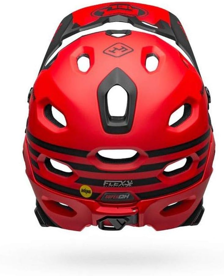 Bell Super DH MIPS Helmet - Fasthouse Matte Red/Black (2024) - Image 5