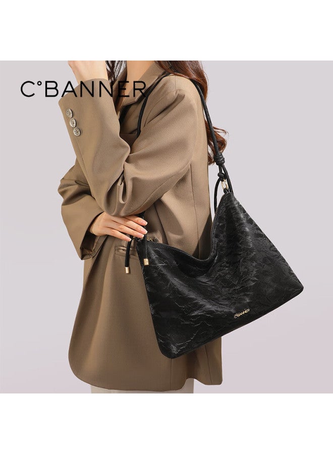 C.banner Women's Leather Shoulder Bag Luxury Crossbody Underarm Bag Birthday Christmas Gift For Girls And Girlfriends - Image 1