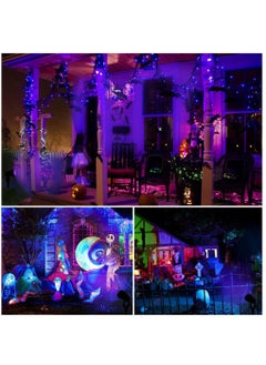 SYOSI Waterproof UV LED Blacklight Landscape Lights Outdoor Plug in Black Light Spotlight for Pathway Light Plug Spike Stand Garden Yard Lawn Decorative Lighting  - Image 2