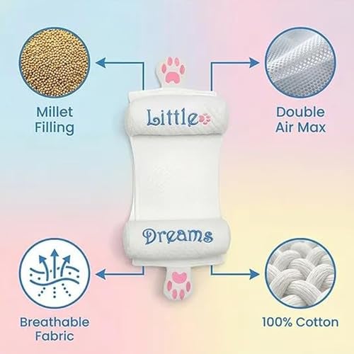 Kausbabi Adjustable Baby Support Cushion with Dual Side Bolsters | Natural Filled Comfort Pillow for Supervised Rest & Lounging | Soft Breathable Fabric | Nursery Essential (0–12 Months) - Image 5