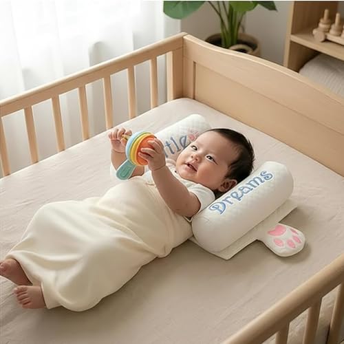 Kausbabi Adjustable Baby Support Cushion with Dual Side Bolsters | Natural Filled Comfort Pillow for Supervised Rest & Lounging | Soft Breathable Fabric | Nursery Essential (0–12 Months) - Image 4
