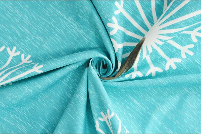 BSB مجموعة بي إس بي هوم كينغستون للأسرّة بحجم كينغ الفائق مع 2 غطاء وسادة بحجم كينغ | ملاءات ناعمة فاخرة، قابلة للتنفس، مقاومة للانكماش (3 قطع | 108x108 بوصة باللون الأزرق والأبيض، قطن) - Image 3