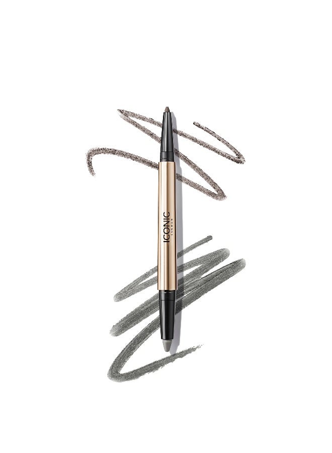 ICONIC LONDON Smokey Eye Duo Kajal - Ash Grey - Image 1