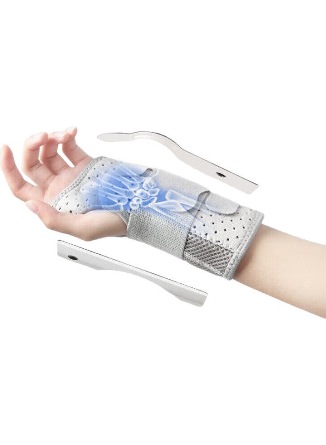 tmt Wrist Guard, Anti-Sprain, Tendonitis Brace, Wrist Joint Fixation Splint, Joint Injury Fixator, Recovery Sleeve, Left L - Image 2