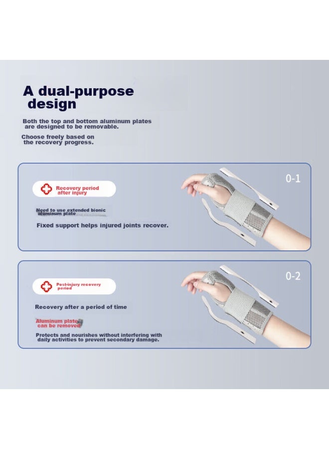 Tmt Wrist Guard, Anti-sprain, Tendonitis Brace, Wrist Joint Fixation Splint, Joint Injury Fixator, Recovery Sleeve, Left L - Image 5